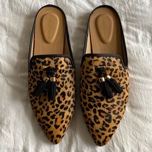 NWB hush puppies sadie tassel mule size 8